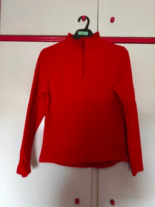 Polar rojo cremallera M