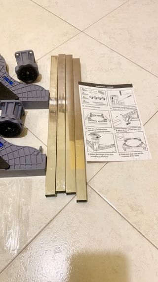 Base per lavatrice 4 piedini