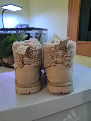 Botas de piel para bebé