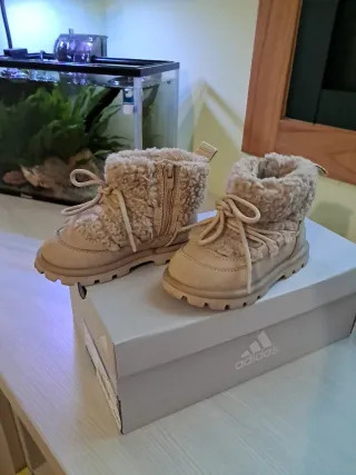 Botas de piel para bebé