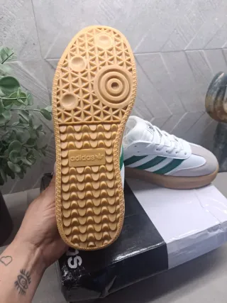 Adidas Samba Blancas y Verdes