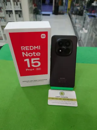 Xiaomi Redmi Note 15 Pro+ 5G 256GB Negro
