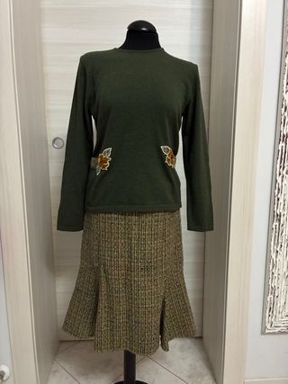 Completo donna lana merino