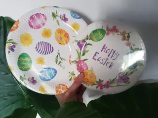 Piatti monouso Pasqua festa multicolore