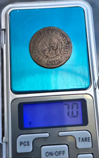 Moneda 4 Maravedís Felipe V 1742 Segovia