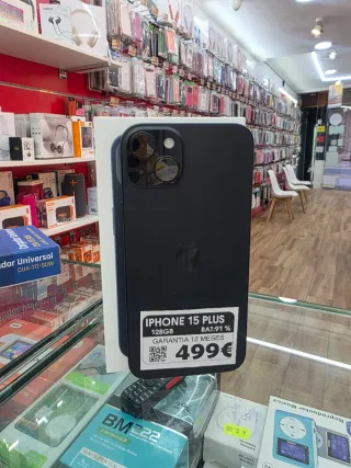 iPhone 15 Plus 128GB Negro