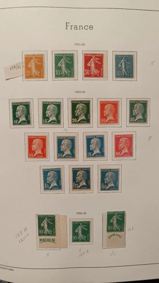 Sellos Francia. Rareza. Alto valor Yvert 1907-1982