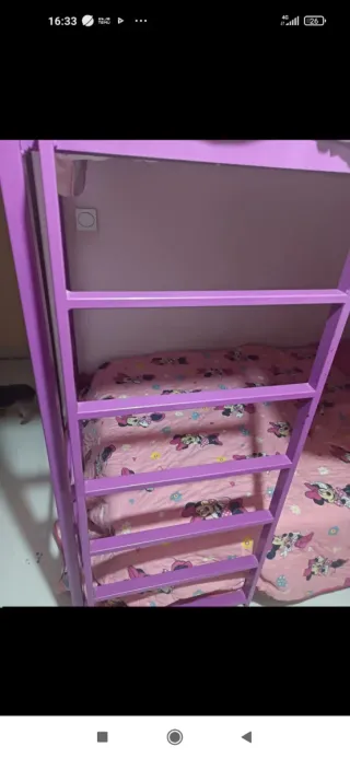 Litera infantil morada