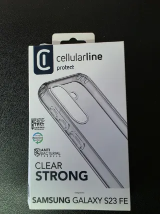 Funda Cellularline Transparente Samsung S23 FE