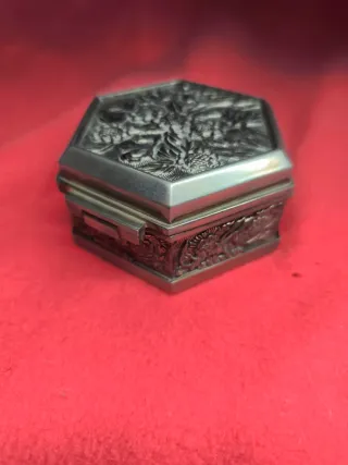 Joyero Vintage Hexagonal Metal