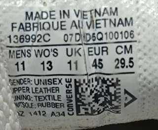 Zapatillas Converse All Star Blancas