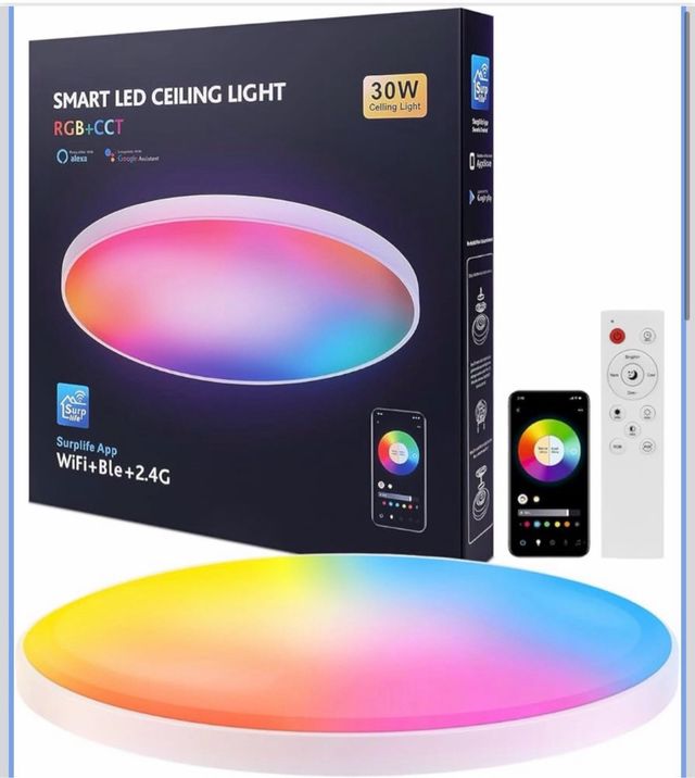 Plafón LED Techo Alexa 30W nuevo