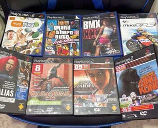 Lote 8 Juegos PS2: God of War, Tomb Raider, King