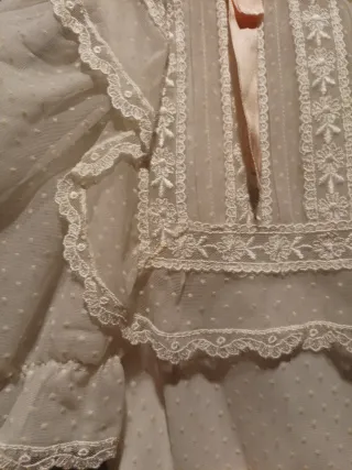 Vestido comunion blanco encaje