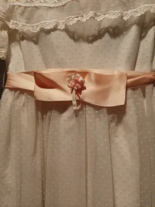 Vestido comunion blanco encaje