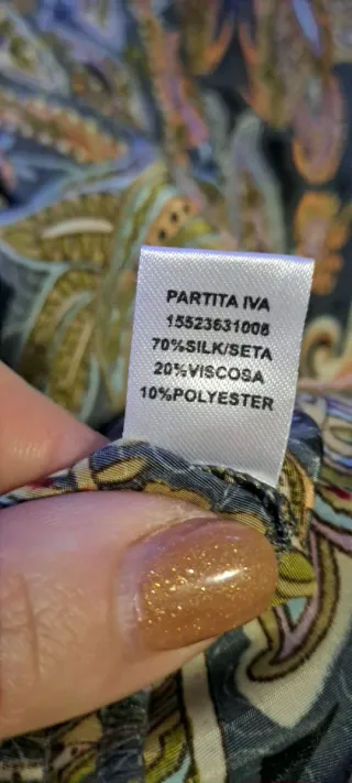 Vestito lungo donna fantasia paisley