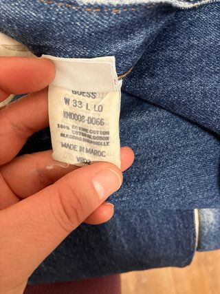 Pantalón vaquero Guess hombre azul