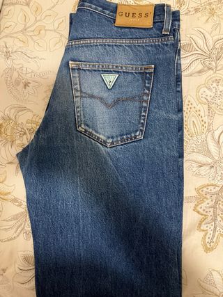 Pantalón vaquero Guess hombre azul