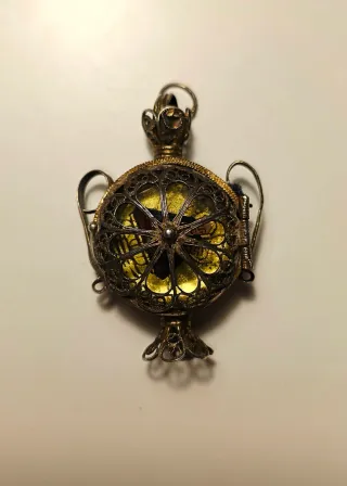 Relicario Carmelita Muy Antiguo. Pieza única.