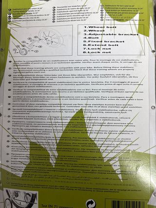 Ruedas estabilizadoras Toonz 16-24