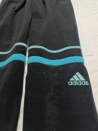Pantalón Adidas Challenger mujer Negro y Azul tric