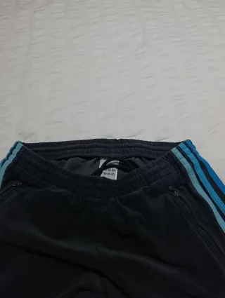 Pantalón Adidas Challenger mujer Negro y Azul tric
