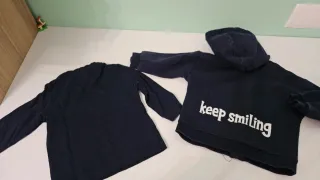 Lote 2 piezas: Sudadera y camiseta manga larga