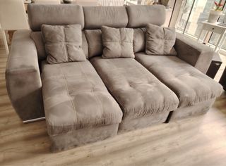 Sofá Cama Gris 3 Plazas