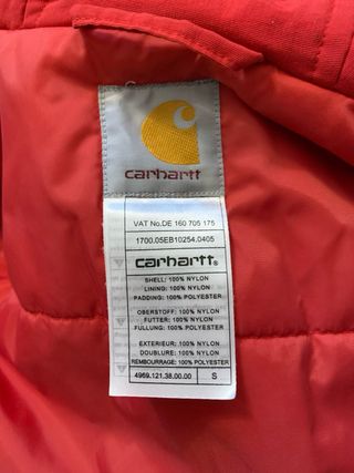 Giubbotto Carhartt Donna Rosso