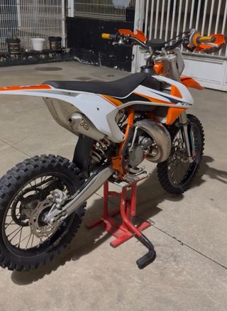 KTM 85 Motocross Naranja/Blanco