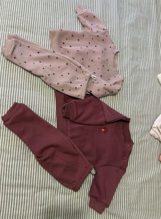 Conjunto bebé rosa
