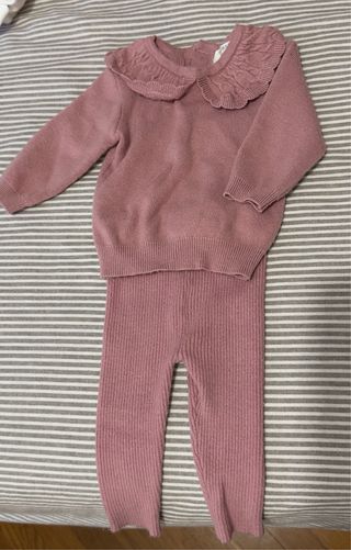 Conjunto bebé rosa