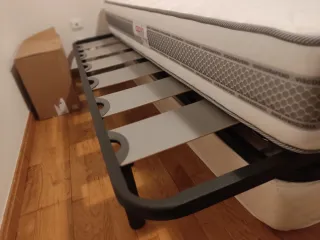 Colchón viscoelástico y Somier 190x135 cm