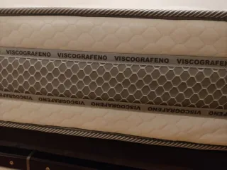 Colchón viscoelástico y Somier 190x135 cm