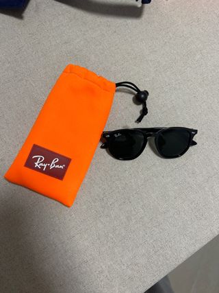 Gafas de sol Ray-Ban niño/a negras redondas