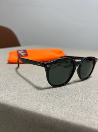 Gafas de sol Ray-Ban niño/a negras redondas