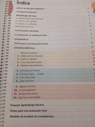 Guía didáctica lengua primero con ejercicios