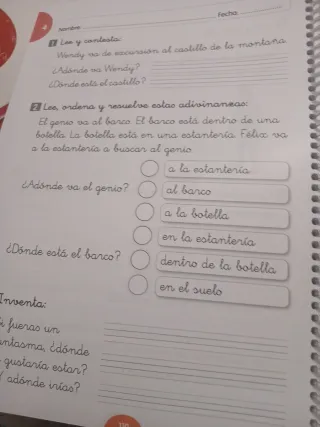 Guía didáctica lengua primero con ejercicios