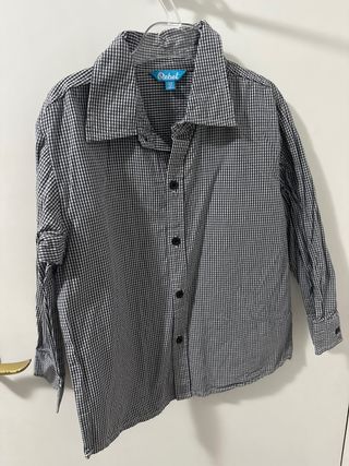 Camisa de cuadros talla 5/6 años