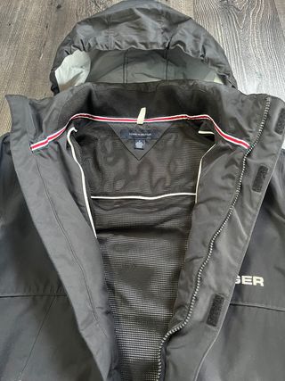Tommy Hilfiger Giacca Nera Logo Grande taglia M