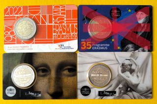 4 Coincards Erasmus Países Bajos y Francia