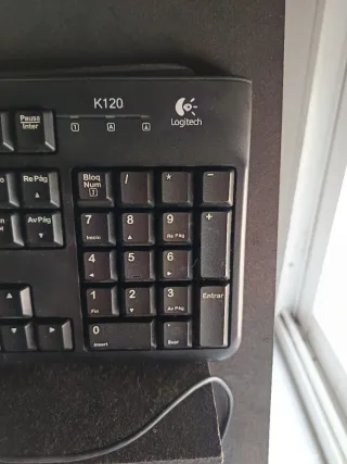 Teclado Logitech K120 Negro