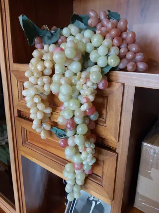 2 grappoli d'uva decorativi