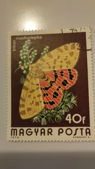 Sellos Mariposas Hungría 1974 - Lote 169