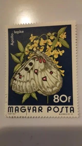 Sellos Mariposas Hungría 1974 - Lote 169