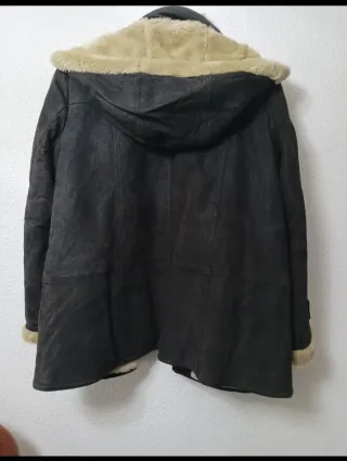 Trenca Cortefiel Piel y Borreguito Talla L