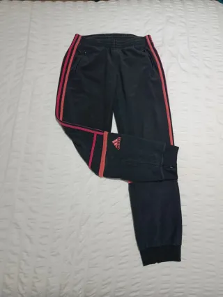 Pantalón Adidas Challenger mujer Negro y Rosa tric