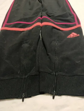Pantalón Adidas Challenger mujer Negro y Rosa tric