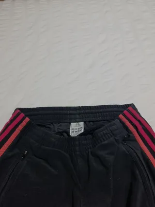 Pantalón Adidas Challenger mujer Negro y Rosa tric