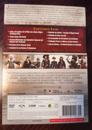 DVD Piratas del Caribe: Películas 1, 2 y 3